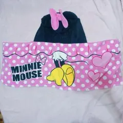 ミニーマウス フード付きタオル　タオル　ミニー　ディズニー