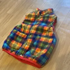 ダウンベスト/リバーシブル　90センチ