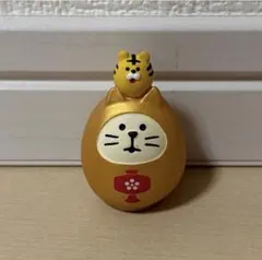 デコレ コンコンブル 開運カラー猫だるま 金