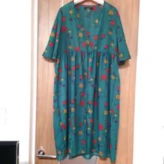 美品！アーバンリサーチ★花柄ライトロングカーディガン♪