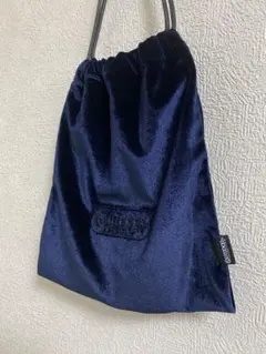 【新品未使用/非売品】outdoor productsネイビー ベルベット 巾着のサムネイル