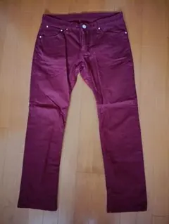 TKMIXPICE ワインレッド　ストレートパンツ サイズ4のサムネイル