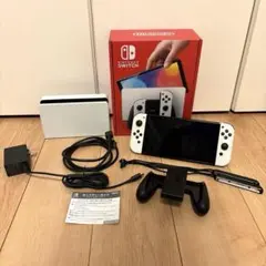 【匿名配送】Nintendo Switch 有機ELモデル ホワイト(中古品)