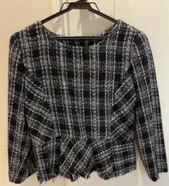 チェリーアン　ツイード　ペプラム　ブラウス　送料込匿名発送