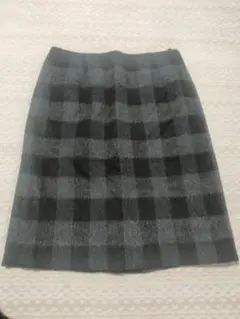 ロペピクニック　グレー系チェック タイトスカート