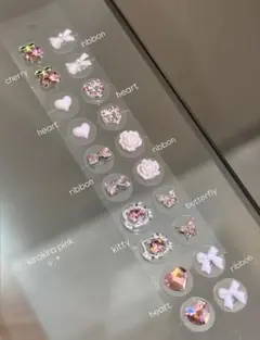 【 即購入◎ 】耳ツボジュエリー / キラキラピンク20粒