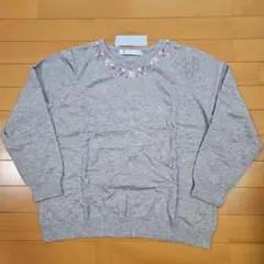 〈未使用〉 ミントブリーズ　長袖ニット　3L