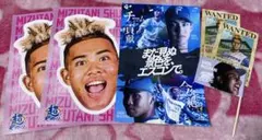 【非売品】ファイターズ 水谷瞬 まだ見ぬ景色をエスコンで　他ステッカー5枚セット