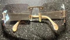 訳アリ　値下げ　CAZAL カザール フレームラメ加工デザイン サングラスのサムネイル