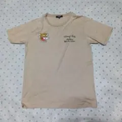 ビームス ハート Tシャツ ベージュ コットン L (志)