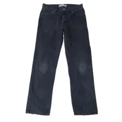 Levi's 505 W34 ブラックデニム ジーンズ レギュラーフィット