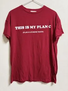 ZARA レディースTシャツ レッドS