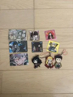 鬼滅の刃 アクリルキーホルダー ステッカーセット