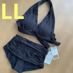 新品タグ付きTeddshopセパレート水着 VネックLLブラック