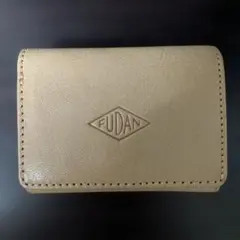 FUDAN ベージュ 三つ折り財布