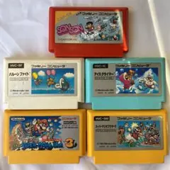 ファミコン人気アクション5本セット［SONSON.バルーン他］