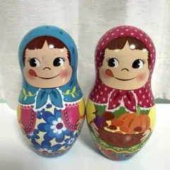ペコちゃん　マトリョーシカ　2個セットのサムネイル