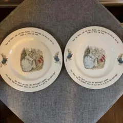 ピーターラビット プレート 2枚セット ウェッジウッドWEDGWOODのサムネイル