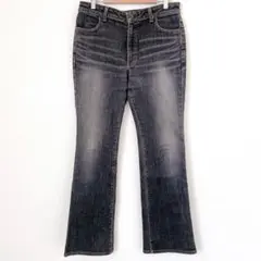 ブラッパーズ　デニムパンツ　フレアパンツ　ブーツカット　ブラックデニム　71のサムネイル