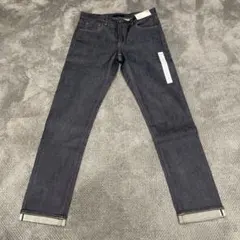 未使用　ユニクロ　スリムフィットジーンズ　セルビッジ　W31 カイハラ　赤耳