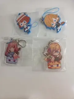 うた☆プリ 春歌 レン ラバーキーホルダー アクキー4個セット