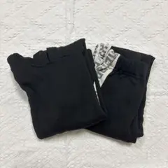 【12月14日まで】黒いフード付きスウェットシャツ 上下セット