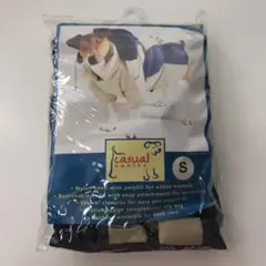 新品　犬服　アウター　ジャンパー　小型犬　中型犬　コート S フード取り外し可