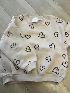 ZARA ハート柄トレーナー 2歳用