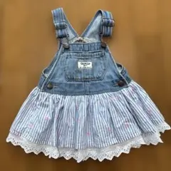 OshKosh デニム サロペットスカート