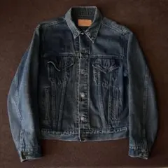 レア！80s Levi's 70506-1913 ブラックブルー Gジャン L