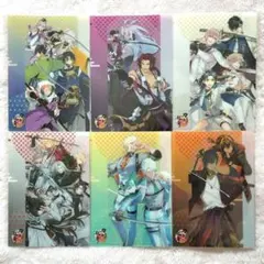 《刀剣乱舞》クリアファイル A5 全6種コンプリート 6枚 セブンイレブン 限定