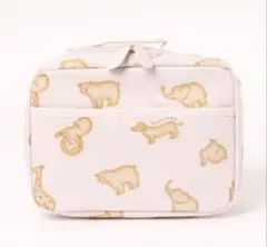 ⭐︎ジェラートピケ　クッキーアニマル柄おむつポーチ