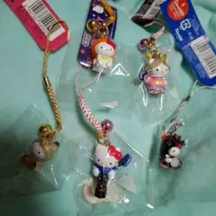 ご当地キティ　限定キティ　ハローキティ根付け　5個セット 新品　激レア！