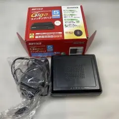 BUFFALO LSW3-GT-5EP-BK ギガビット スイッチングハブ