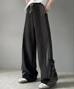 mliybilet サイドリボン　トラックパンツ
