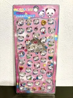 ストーン付きジュエルプチドロップシール もちもちぱんだ カミオジャパン 正規品