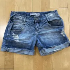 デニム　ショートパンツ　ホットパンツ　春夏　レディース　ボトムス　ズボン