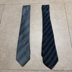 Christian Dior ネクタイ　ブルー　紺　ネイビー　2本セット