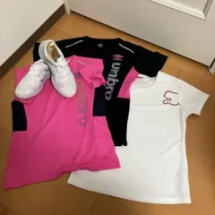 ランニングシューズ トレーニングウェア3点セット NIKE UMBRO PUMAのサムネイル