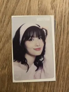 TWICE　モモ②　misamo ＦＣくじ　クリアトレカ