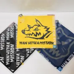 め*ぐ様 一番くじ　マンウィズアミッション　J賞 MWAM ハンドタオル　3種