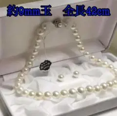 最高級貝パール ネックレスとピアス セット ケース無しの価格です