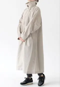 【新品】余白　yohaku バフクロス　ミドルジャケット　ベージュ 新品】余白 yohaku バフクロス ミドルジャケット ベージュ - メルカリ