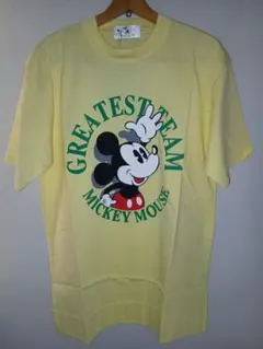 ミッキーマウス Tシャツ イエロー 黄色 Lサイズ 未使用 送料込