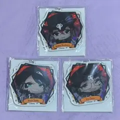 ツイステ リドル デュース トレイ アクリルキーホルダー ハロウィン 3点セット