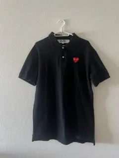 PLAY COMME des GARÇONS 半袖ポロシャツ S 黒色 - メルカリ