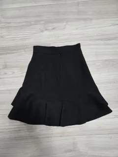 JILL STUART ブラックミニスカート サイズ0 フリル付き