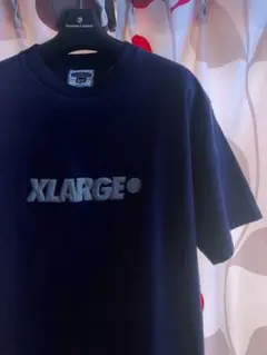 【激レア】90's X-LARGE&Lee 立体ロゴ ネイビー USA製
