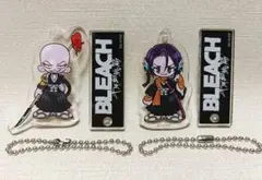 BLEACH 　メディコス アクリルキーホルダー　綾瀬川弓親＆斑目一角　2点