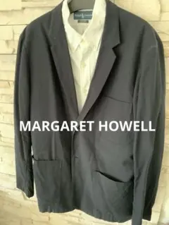 MARGARET HOWELL テーラードジャケット ネイビー XLのサムネイル